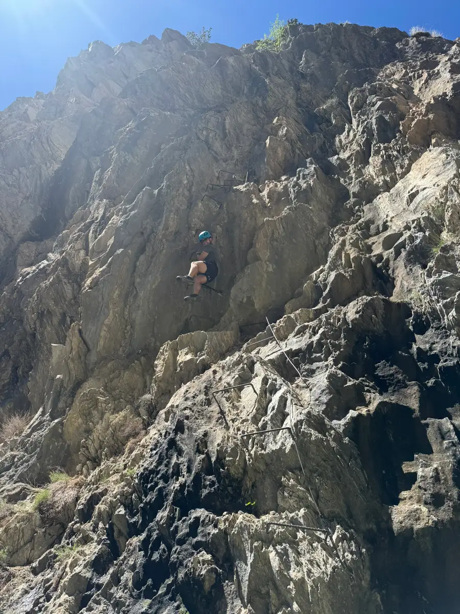 Via ferrata in Andorra, June 2026.