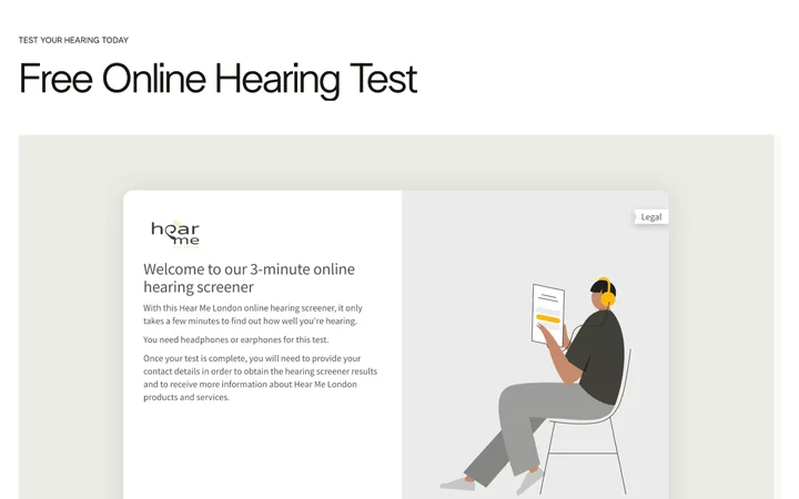 Hear Me London: hearing test